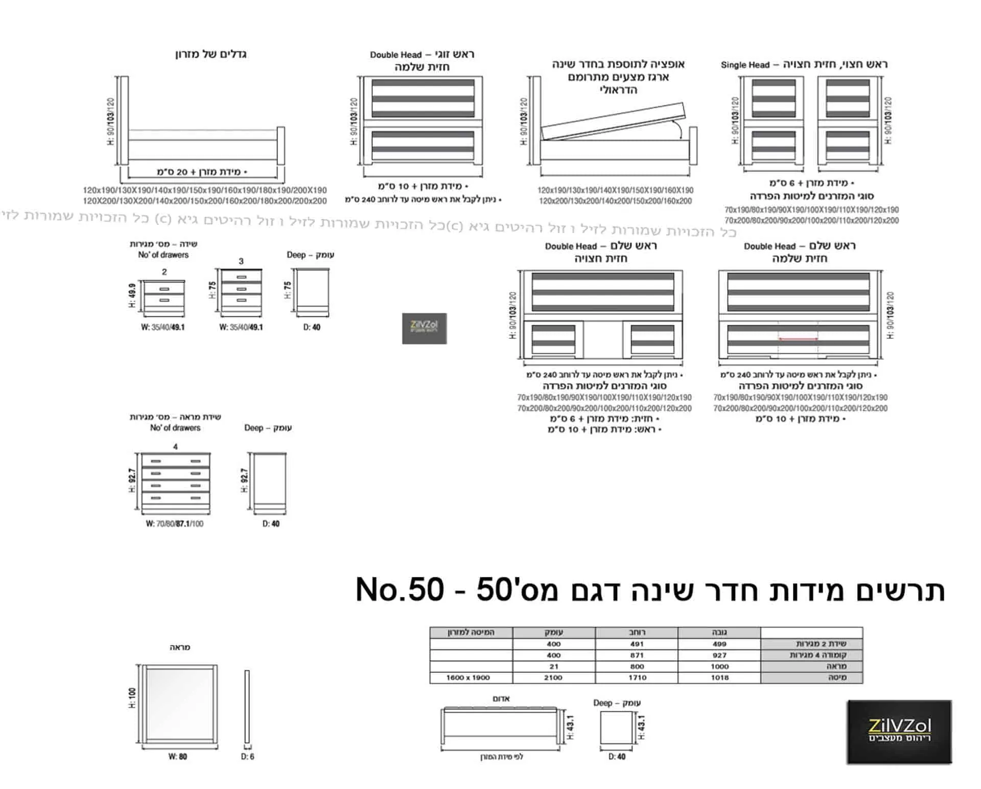 חדר שינה דגם במבי