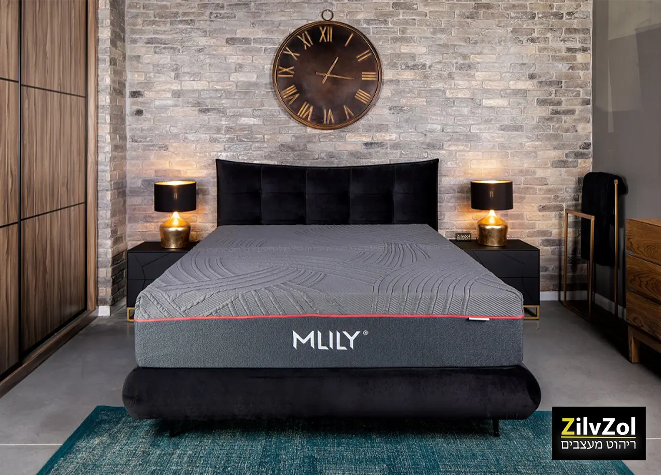 מזרן ויסקו ג'ל דגם אקסטרים Mlily, מבית המותג מלילי Mlily, בחנות זיל וזול רהיטים גיא