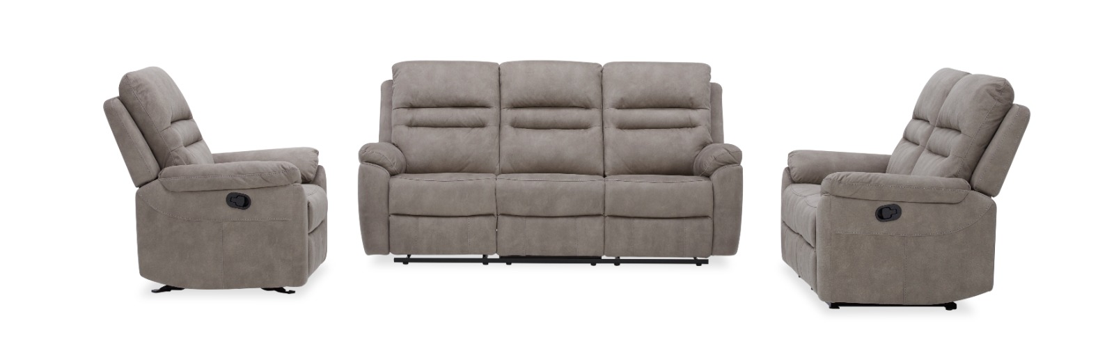 סלון ריקליינרים דגם פיקאסו American Sofa